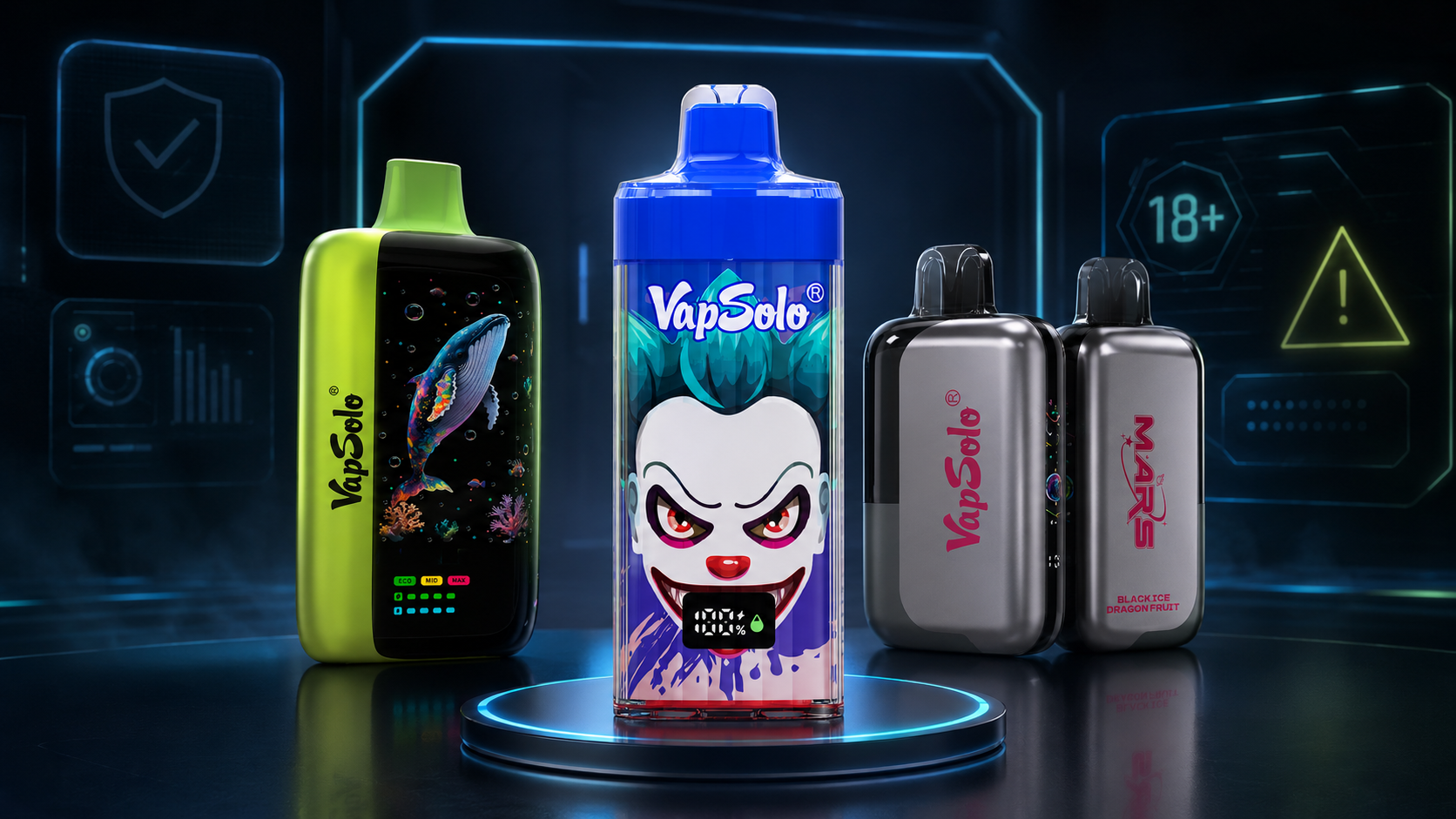 Vapes descartáveis com nicotina para adultos